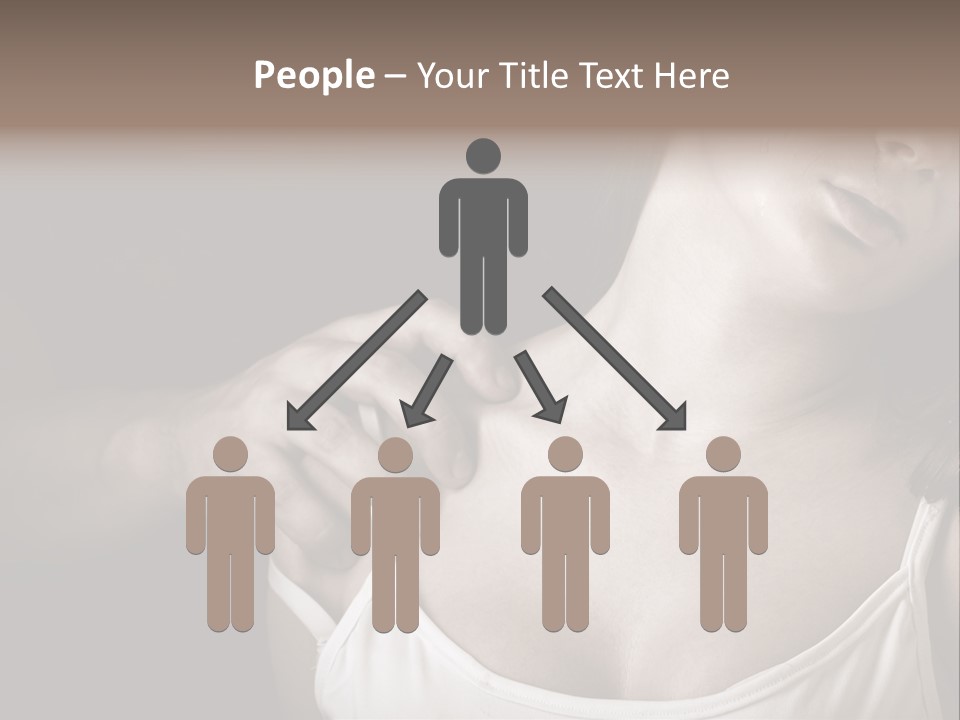 Pain Depression Abused PowerPoint Template