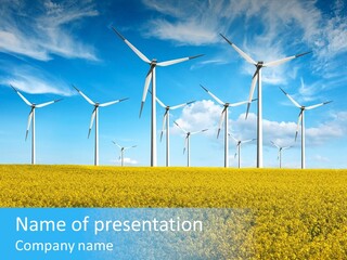 Generator Electric Industry PowerPoint Template