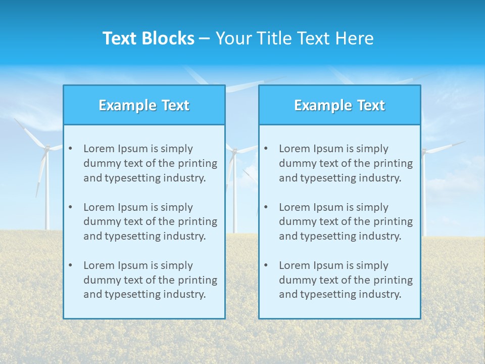 Generator Electric Industry PowerPoint Template