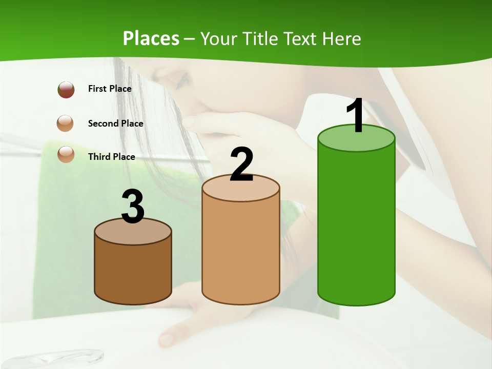 Disgusted Sink Girl PowerPoint Template
