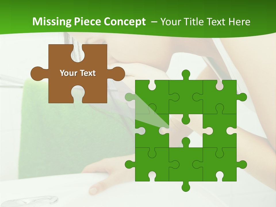 Disgusted Sink Girl PowerPoint Template