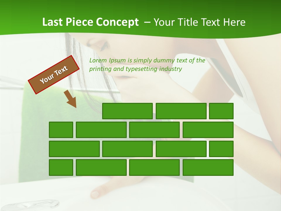 Disgusted Sink Girl PowerPoint Template