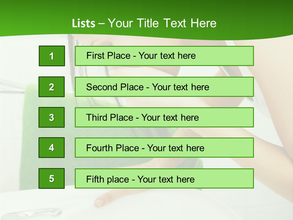 Disgusted Sink Girl PowerPoint Template