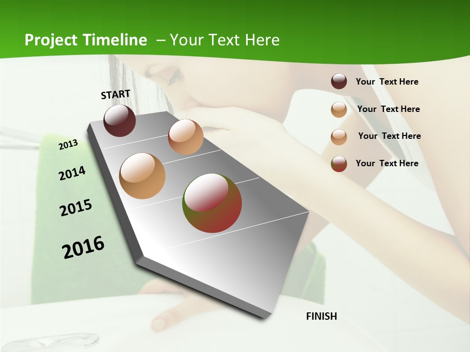 Disgusted Sink Girl PowerPoint Template