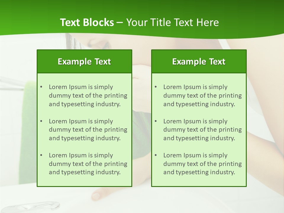 Disgusted Sink Girl PowerPoint Template