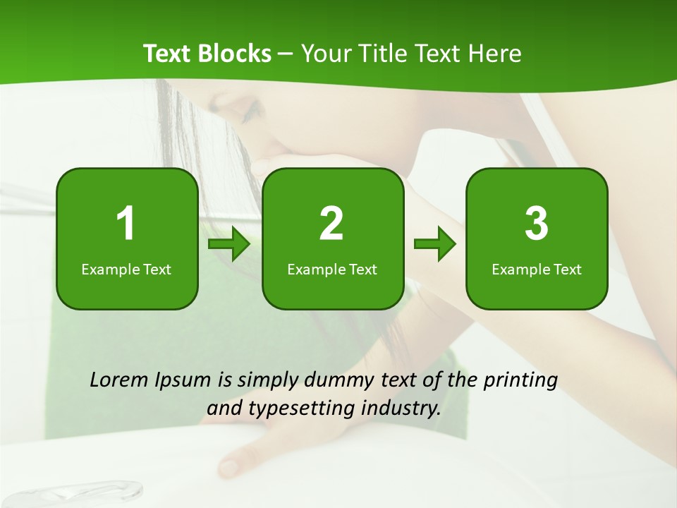 Disgusted Sink Girl PowerPoint Template