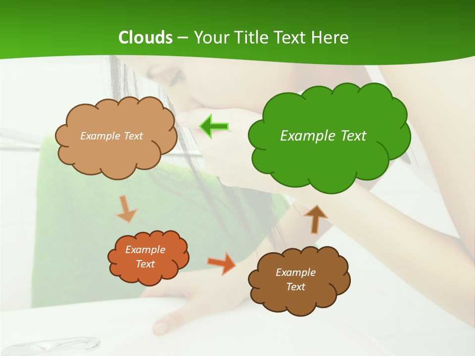 Disgusted Sink Girl PowerPoint Template