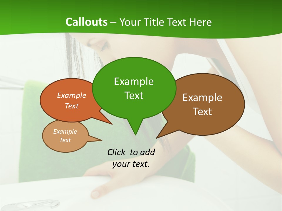 Disgusted Sink Girl PowerPoint Template
