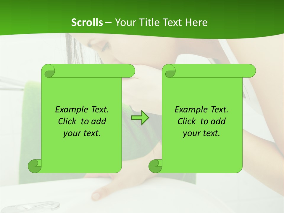 Disgusted Sink Girl PowerPoint Template