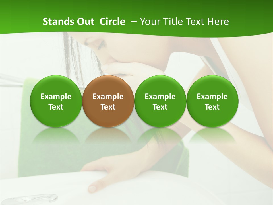 Disgusted Sink Girl PowerPoint Template