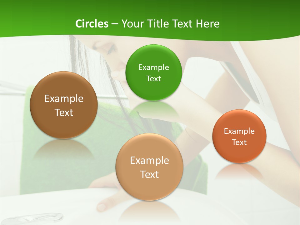 Disgusted Sink Girl PowerPoint Template