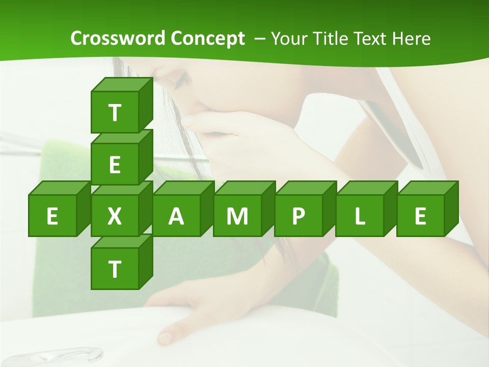 Disgusted Sink Girl PowerPoint Template