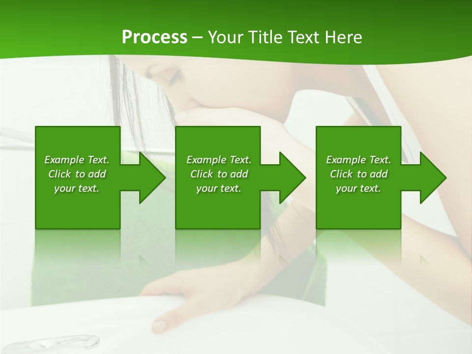 Disgusted Sink Girl PowerPoint Template