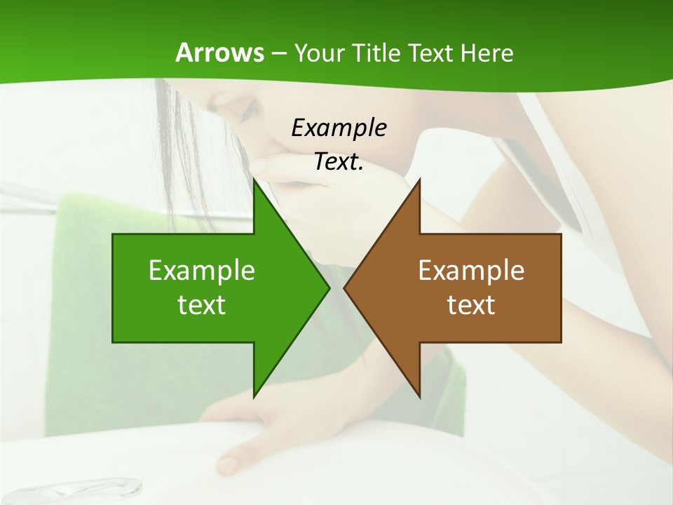Disgusted Sink Girl PowerPoint Template