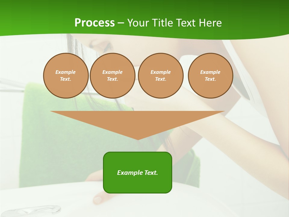 Disgusted Sink Girl PowerPoint Template