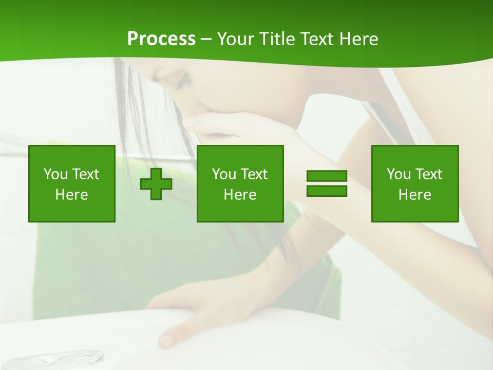 Disgusted Sink Girl PowerPoint Template