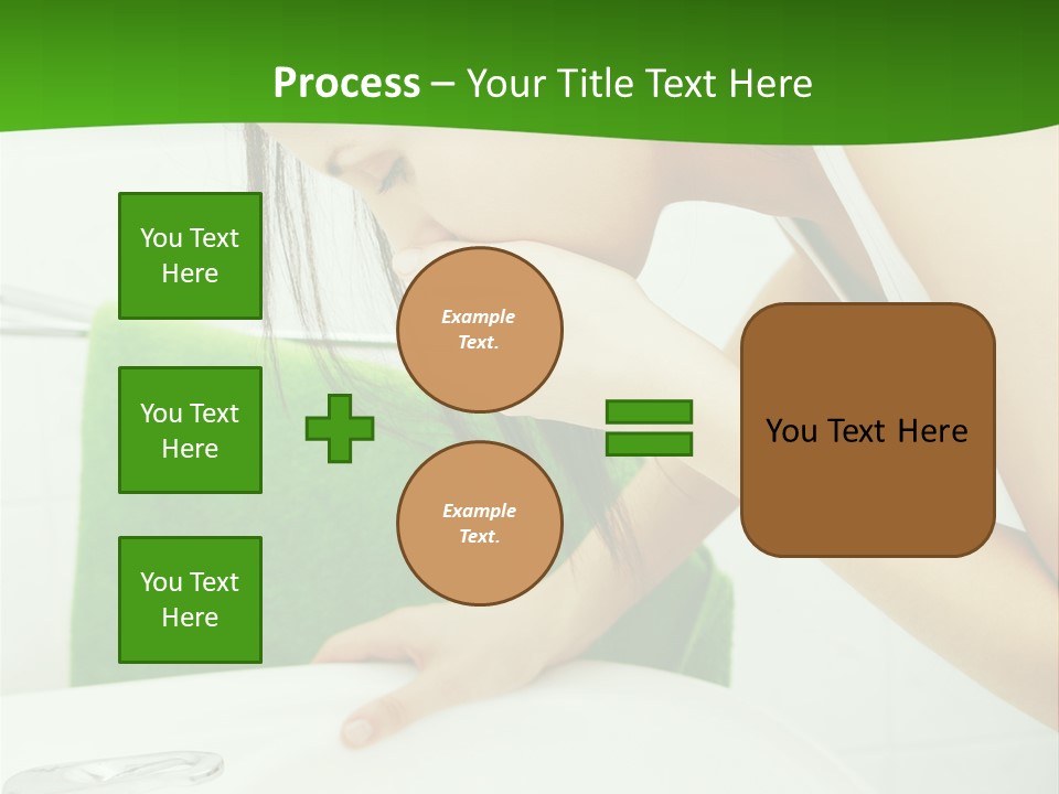Disgusted Sink Girl PowerPoint Template
