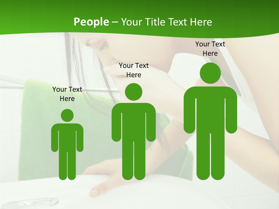 Disgusted Sink Girl PowerPoint Template