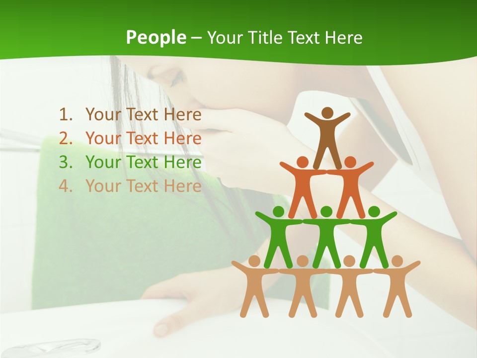 Disgusted Sink Girl PowerPoint Template