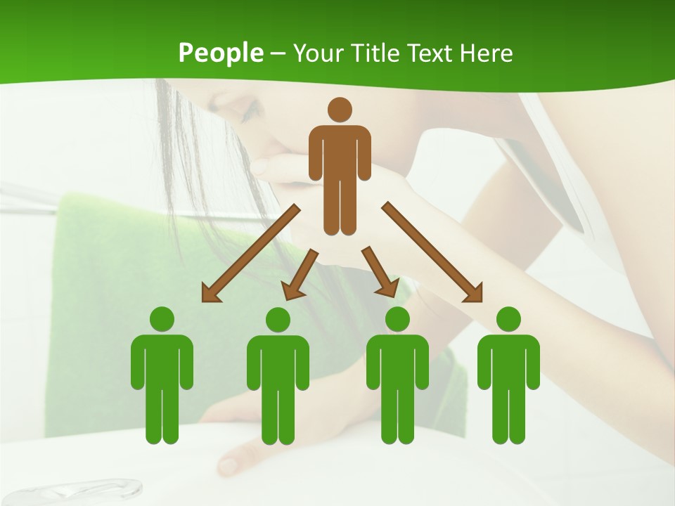 Disgusted Sink Girl PowerPoint Template