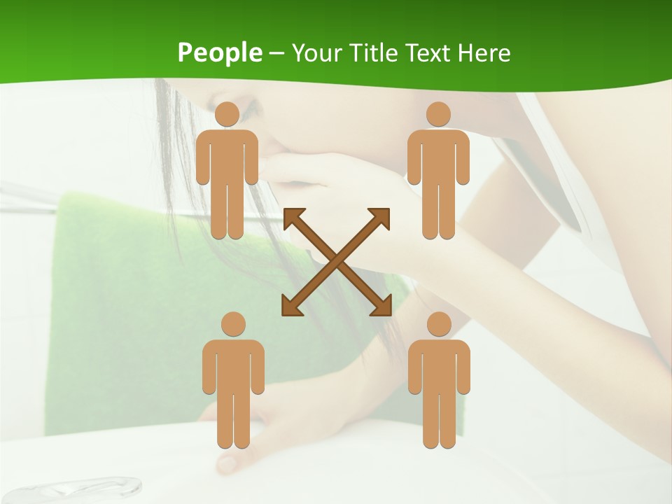 Disgusted Sink Girl PowerPoint Template