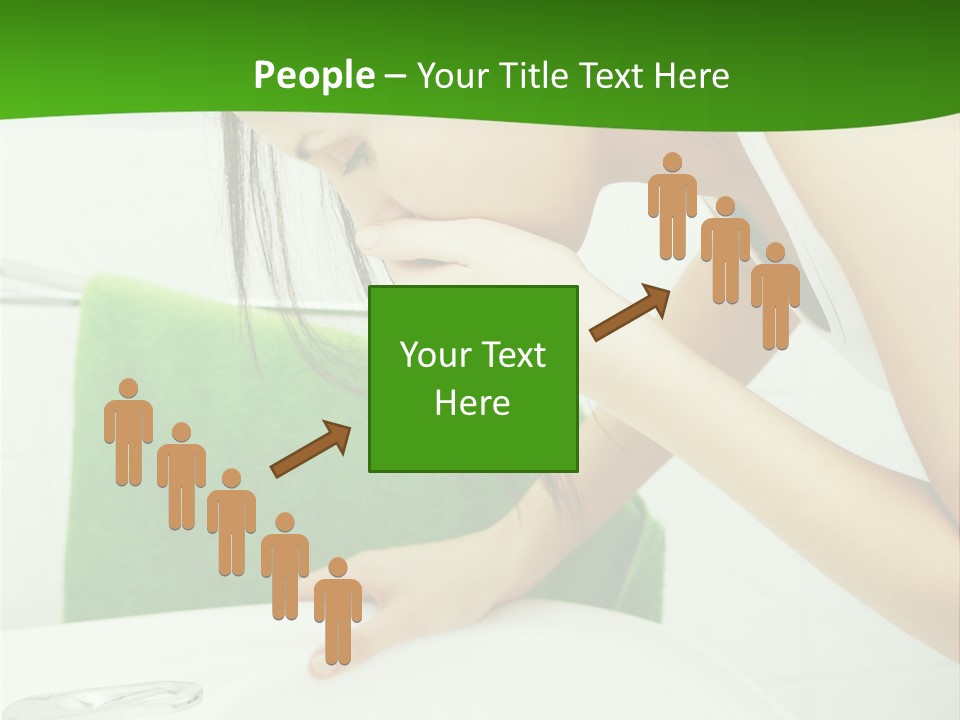 Disgusted Sink Girl PowerPoint Template