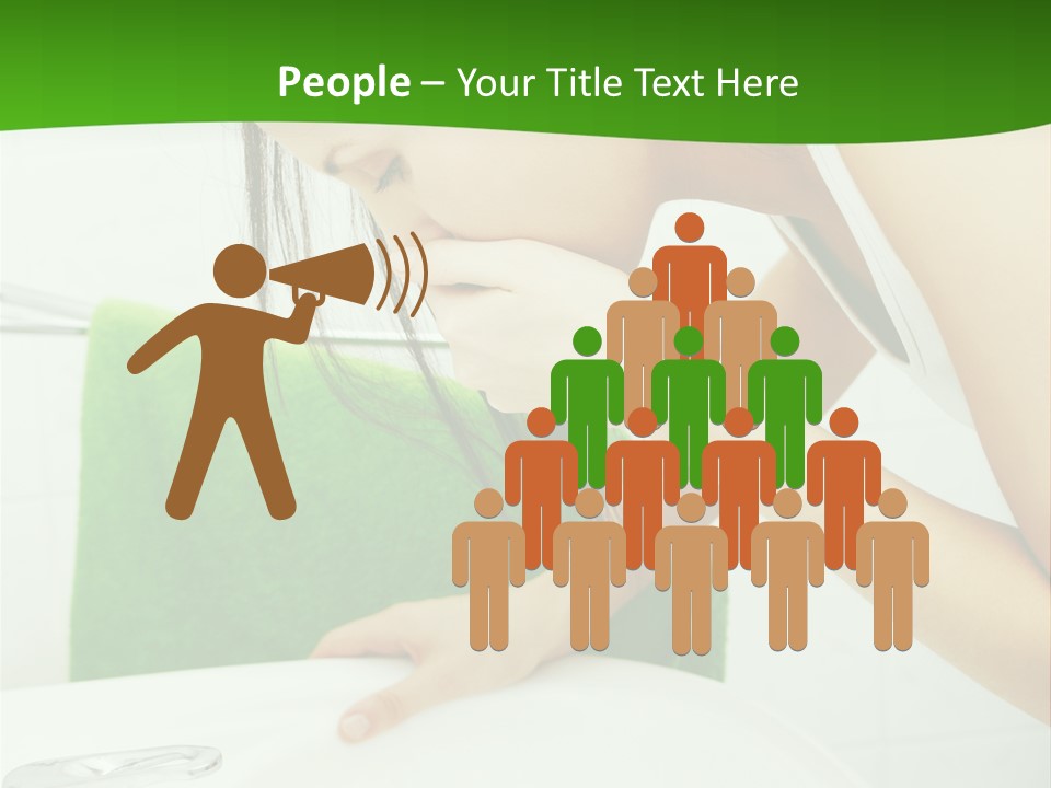 Disgusted Sink Girl PowerPoint Template