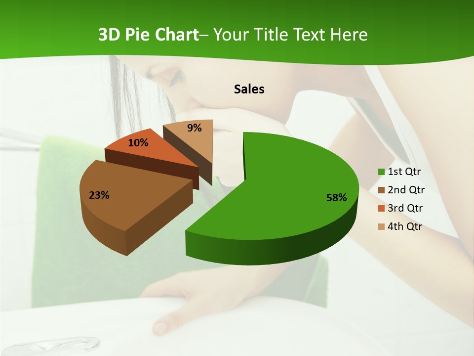 Disgusted Sink Girl PowerPoint Template