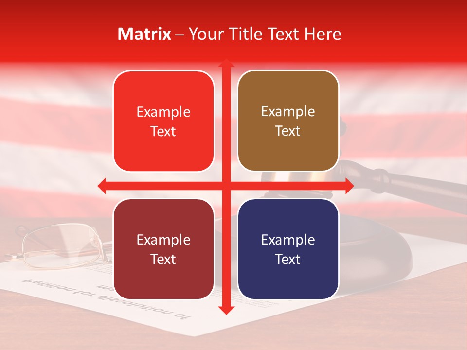 Frame Judge Marriage PowerPoint Template