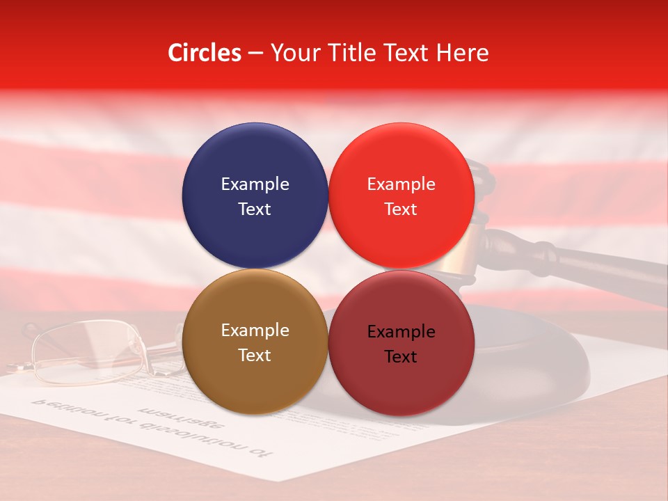 Frame Judge Marriage PowerPoint Template