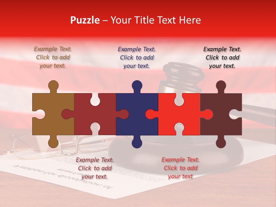 Frame Judge Marriage PowerPoint Template