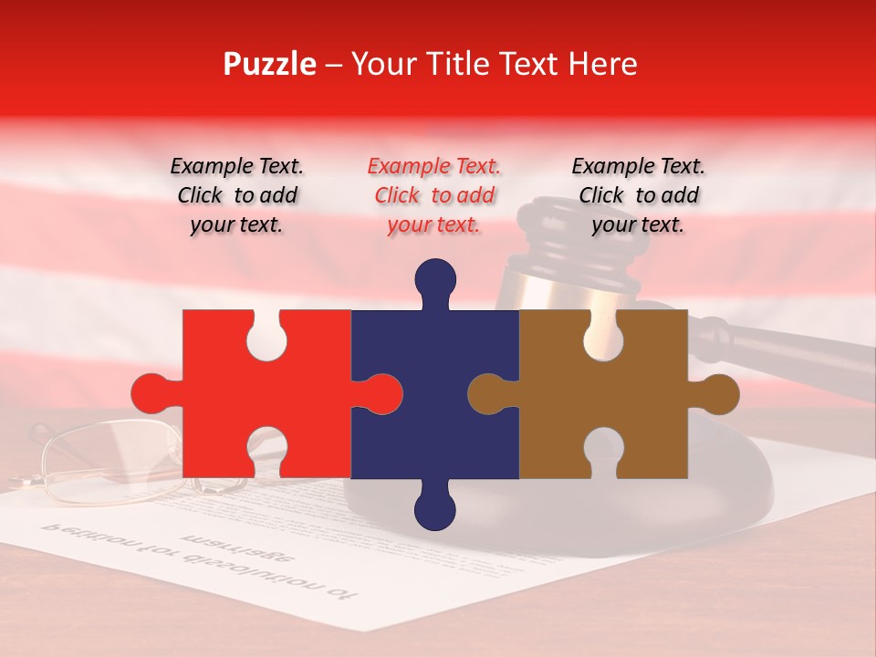 Frame Judge Marriage PowerPoint Template