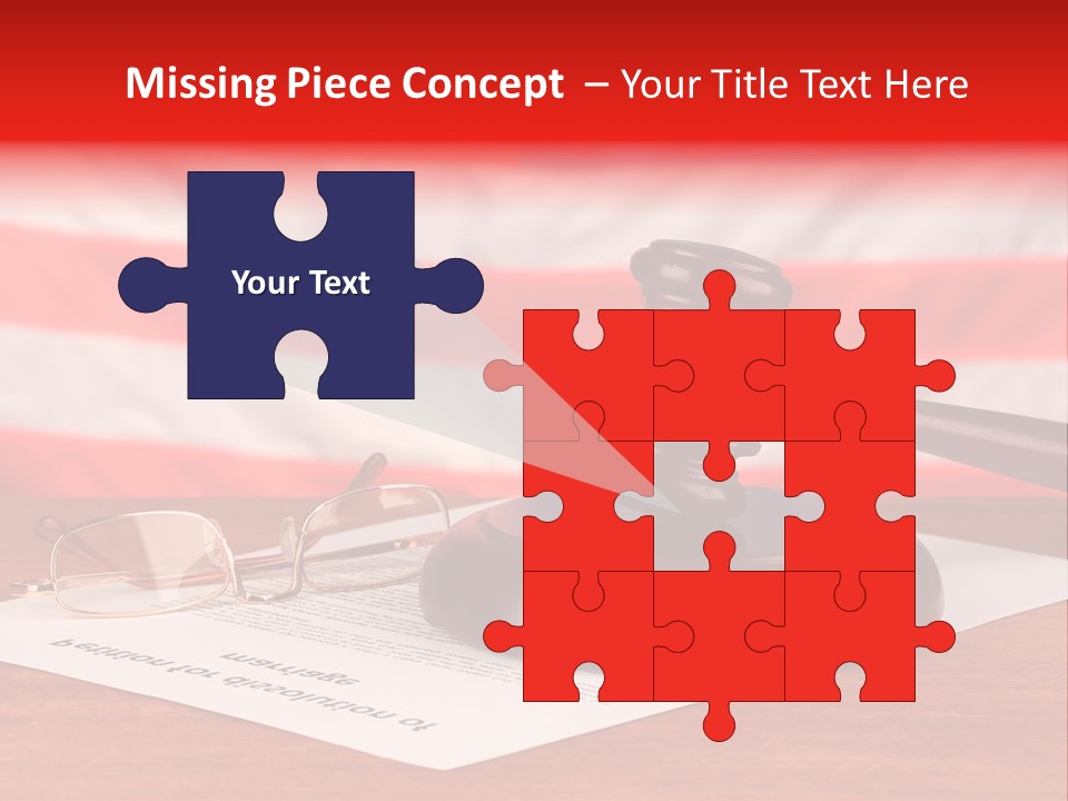 Frame Judge Marriage PowerPoint Template