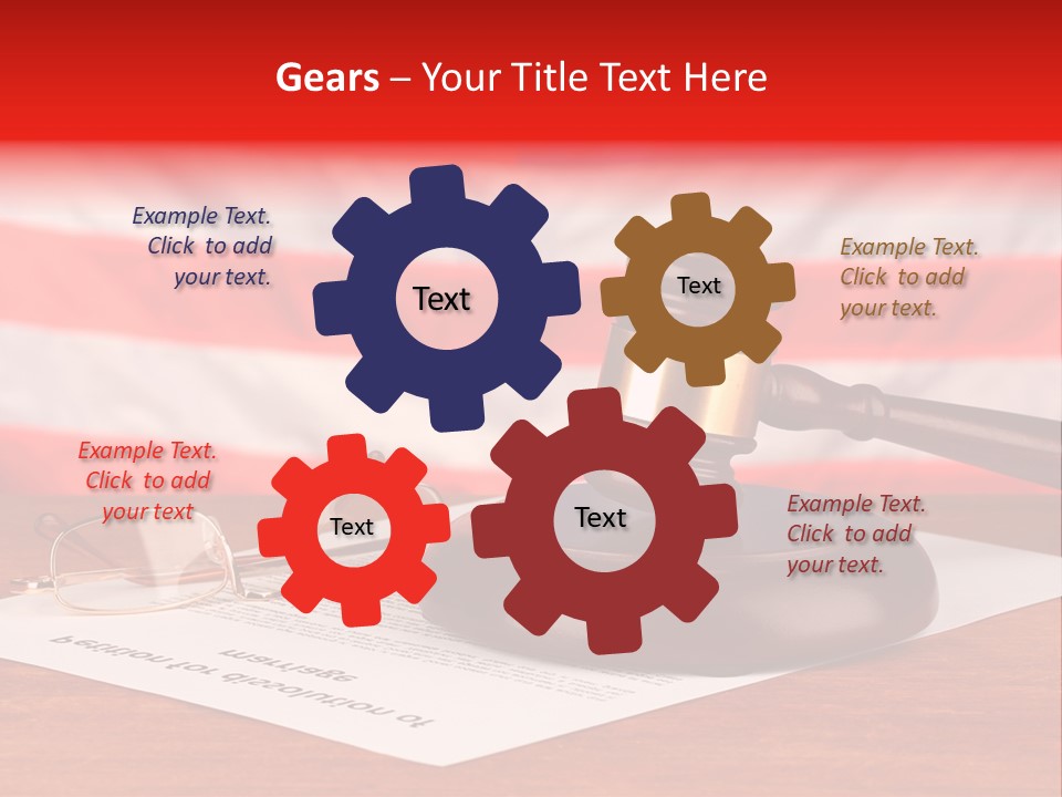 Frame Judge Marriage PowerPoint Template