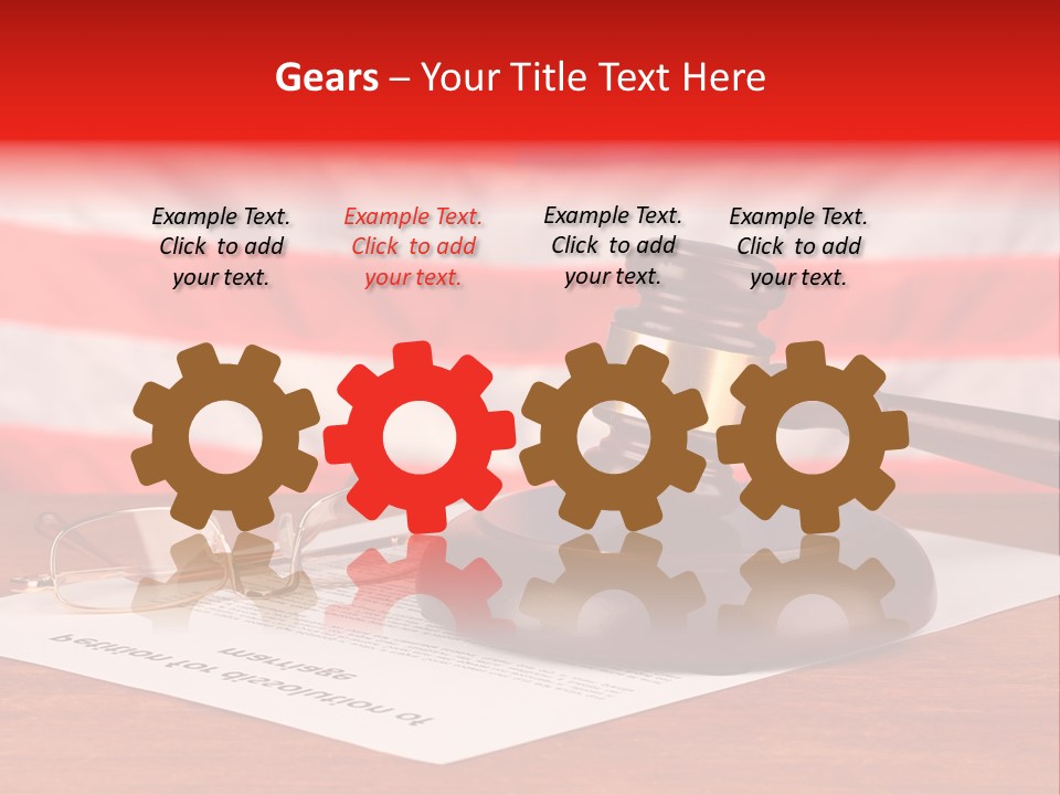 Frame Judge Marriage PowerPoint Template