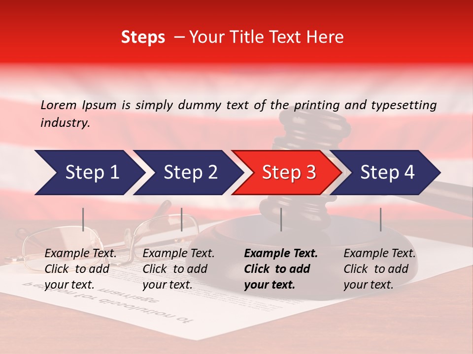 Frame Judge Marriage PowerPoint Template