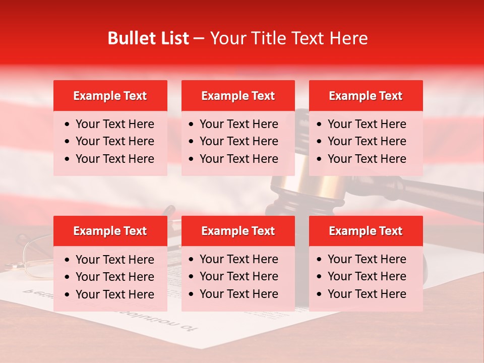 Frame Judge Marriage PowerPoint Template