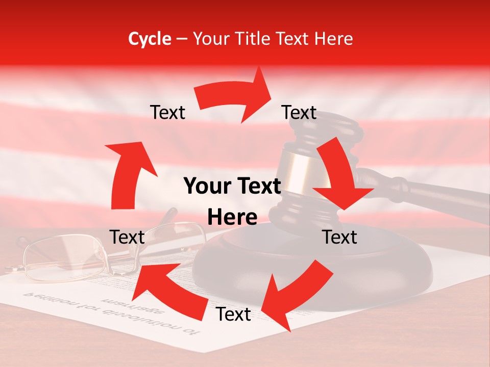 Frame Judge Marriage PowerPoint Template