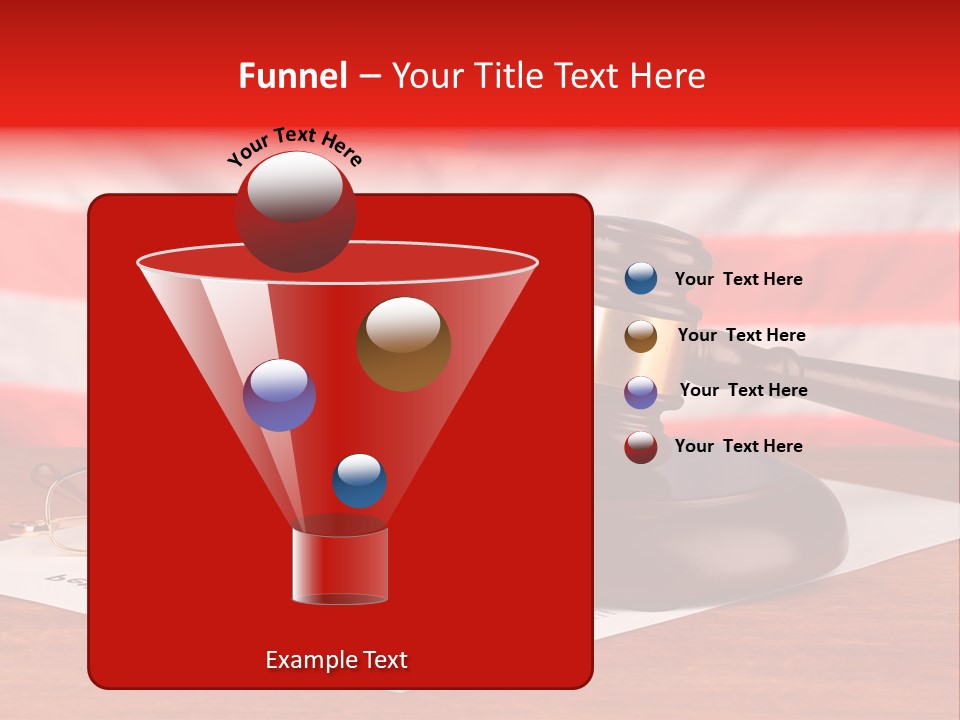 Frame Judge Marriage PowerPoint Template