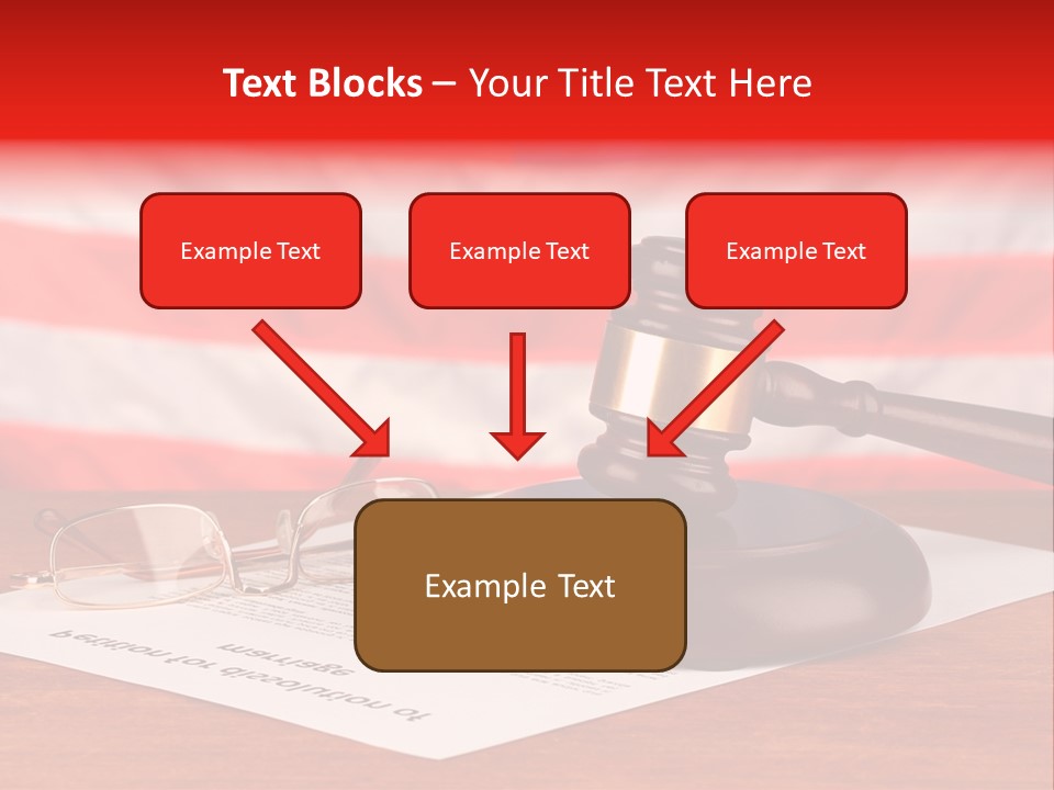 Frame Judge Marriage PowerPoint Template