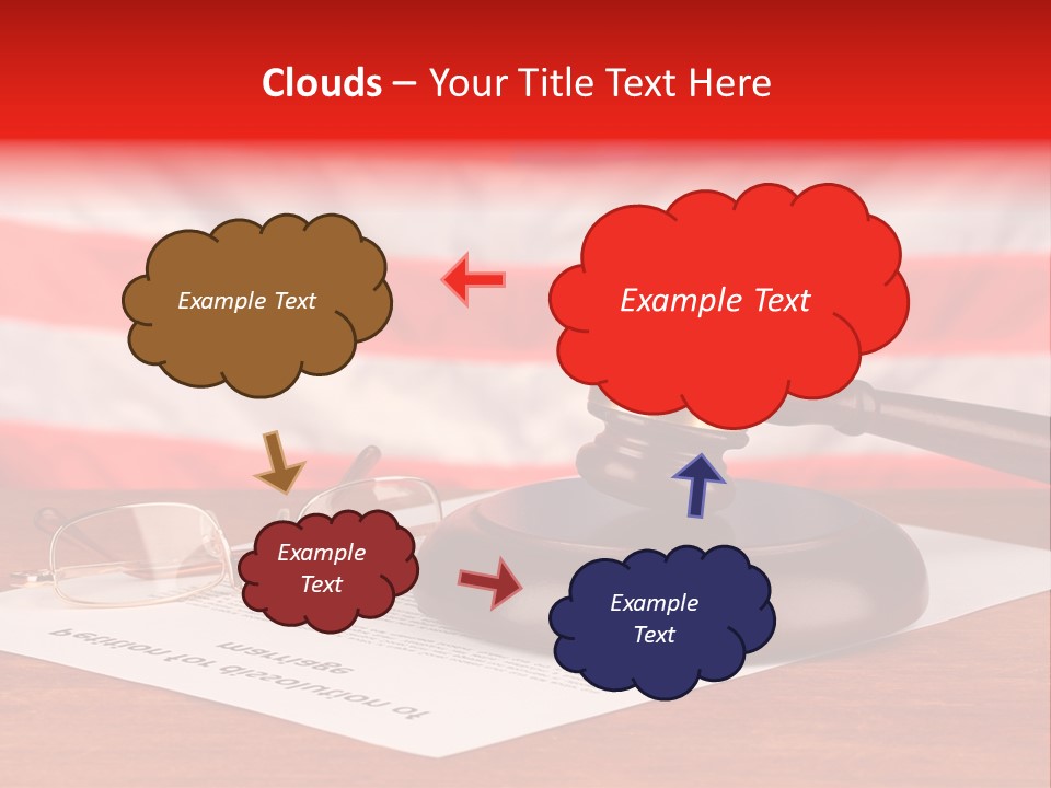 Frame Judge Marriage PowerPoint Template