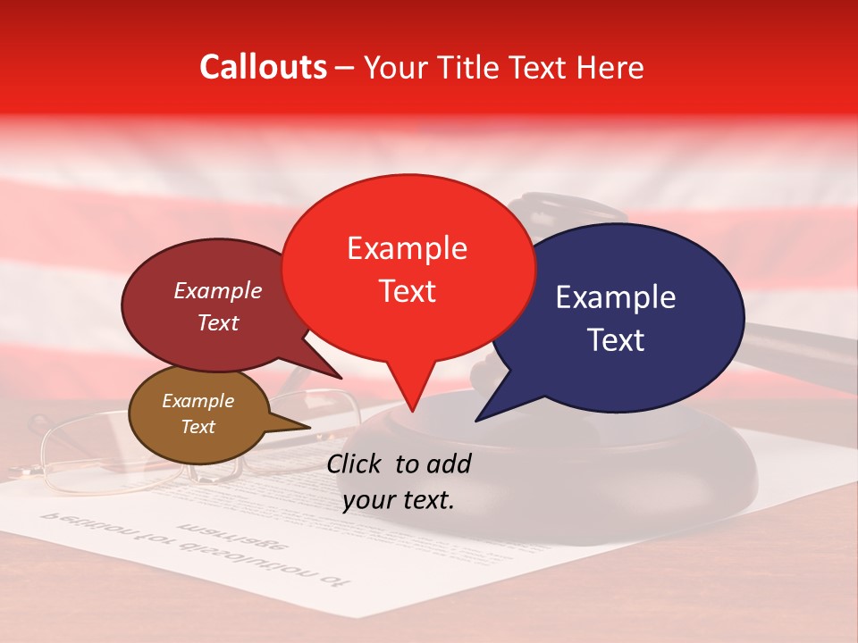 Frame Judge Marriage PowerPoint Template