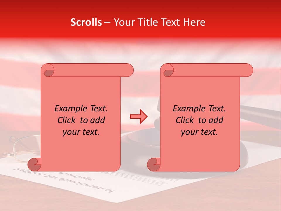 Frame Judge Marriage PowerPoint Template