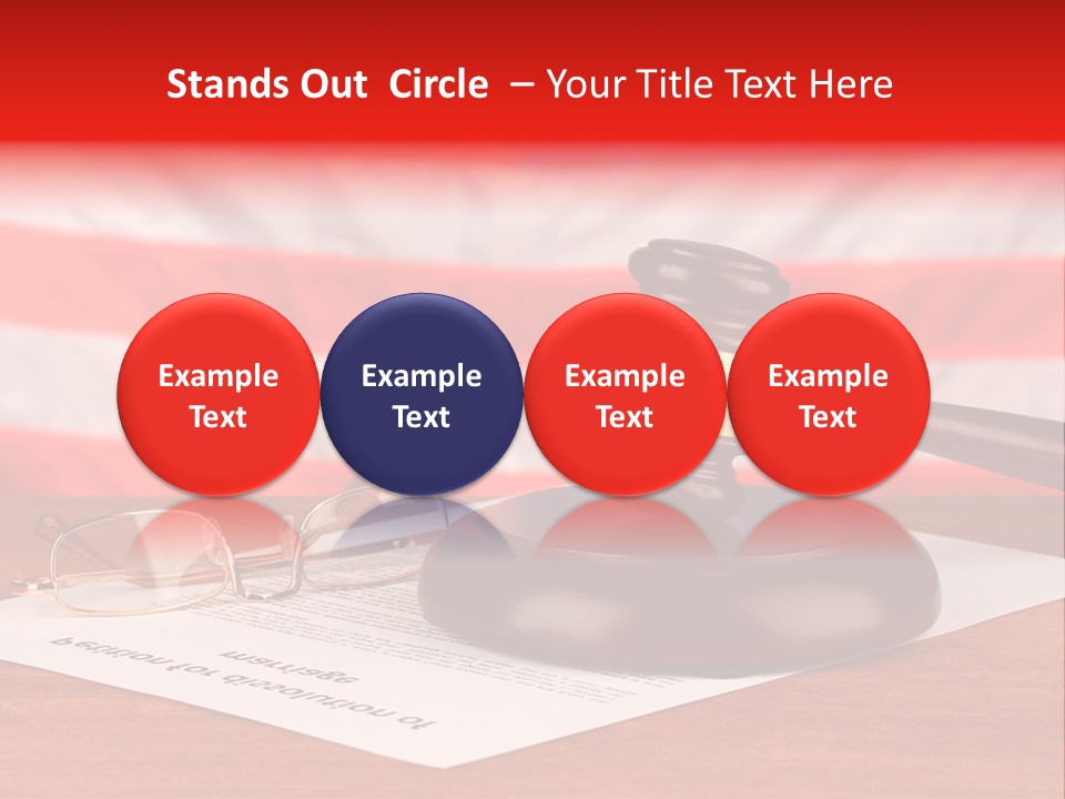 Frame Judge Marriage PowerPoint Template