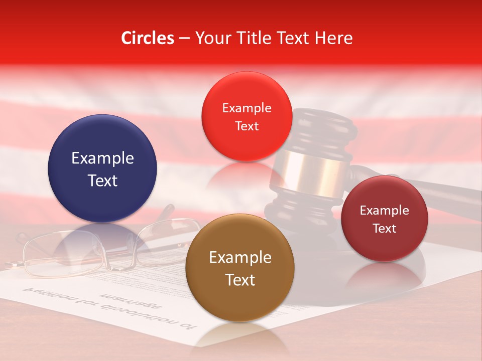 Frame Judge Marriage PowerPoint Template