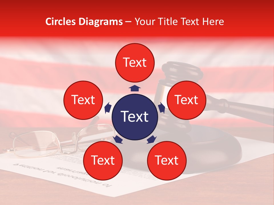 Frame Judge Marriage PowerPoint Template