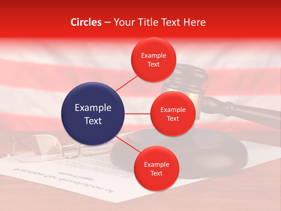 Frame Judge Marriage PowerPoint Template