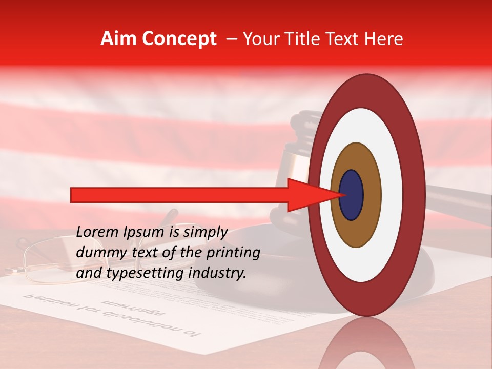 Frame Judge Marriage PowerPoint Template