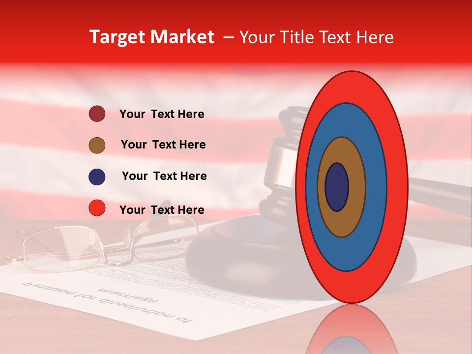 Frame Judge Marriage PowerPoint Template