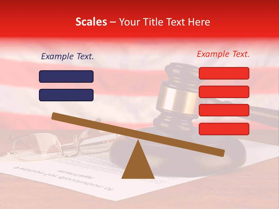 Frame Judge Marriage PowerPoint Template